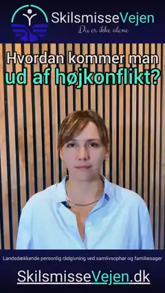 Hvordan kommer I ud af højkonflikt?